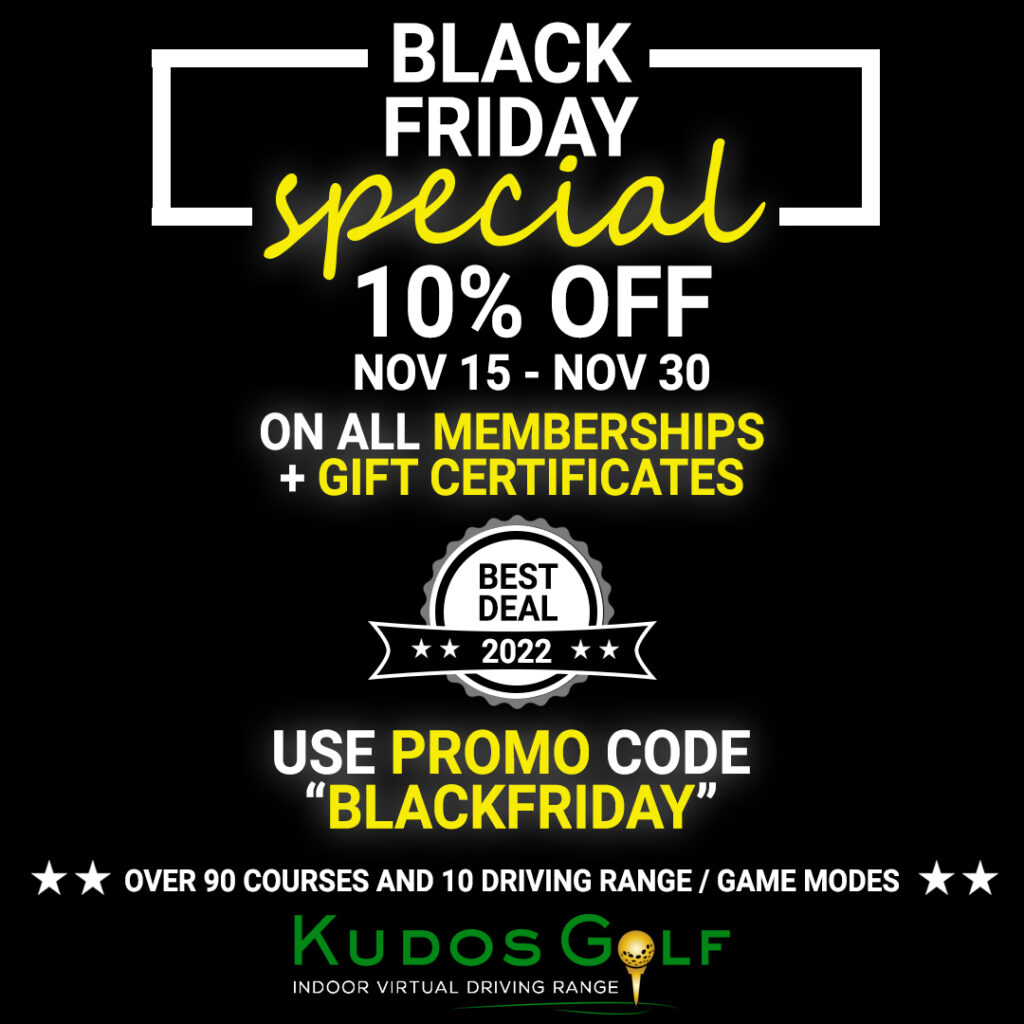 Kudos Golf Black Friday ad